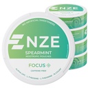 NZE Caffeine Free Nootropic Pouches (Spearmint) - Alfa GPC, L-Tyrosine & L-Theanine - No Sugar or Yapay Sweeteners - 15 Nicotine Free Pouches Per Can - 5 Pack