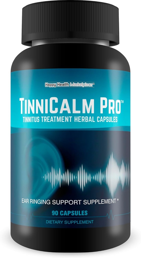 TinniCalm Pro - En İyi Tinnitus Tedavisi Herbal Capsules - Tinnicalm Patches Capsule Supplement - Natural Tinni Calm Patches Tinnitus Relief Supplement - The Best Ear Ringing Relief for Ringing Ear