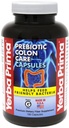 Yerba Prima Prebiyotiks Colon Care Fiber Caps, 180 Capsules - Fiber Plus FOS Pre-biyotikleri Beş Form - Diyet Sağlığı Tamamı - Sağlıklı Atı ve Normallik için Çözülmeyen Fiberler