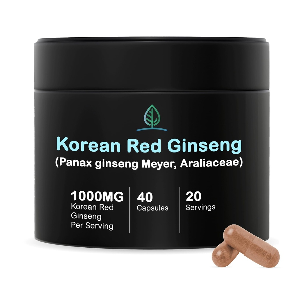 Holistic Bin Korean Red Ginseng Κάψουλες Pure Panax Ginseng Συμπλήρωμα 