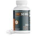 Bronson çinko 50 MG High Potency Supports Immune, Antioksi & Skin Health - Non-GMO, 360 Vejetaryen Tabletler