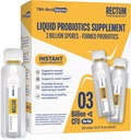 Rectum Soil-Based Probiyotik Liquid Support Gut Health*: Stomach Relief, Effects On Bloating,Immune & Support Long Lasting Digestive Health,Daily drink for Yetişkinler/Kids,20 vials (3 milyar CFUs/vial)