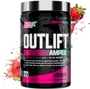 OUTLIFT Ampi Max Dosed Supreme STIM Pre Workout Toz 6G Citrulline, 3.2G Alanine, Alpha GPC, CognatiQ, Extreme Energy, Massive Pumps, Electrolytes (Strawberry Watermelon, 22 Hizmet)