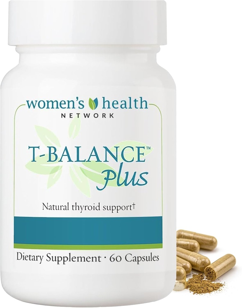 T-Balance Plus: Yourroid Support for Women & Men with Underactive Thyroid - Senroid Supplement with Iodine, Selenium, Ashwagandha & 5 Herbal Extracts - 60 Capsules (30 Days Supply)
