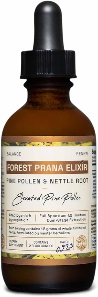 Δάσος Prana Elixir Pine Γύρη και Ρίζα Νετλ – 1:2 Αληθινή Διπλή ΕκχύλισηSt Βουνό Συγκομιδή Pine Γύρη – 2 fl μπουκάλι ουγγιά