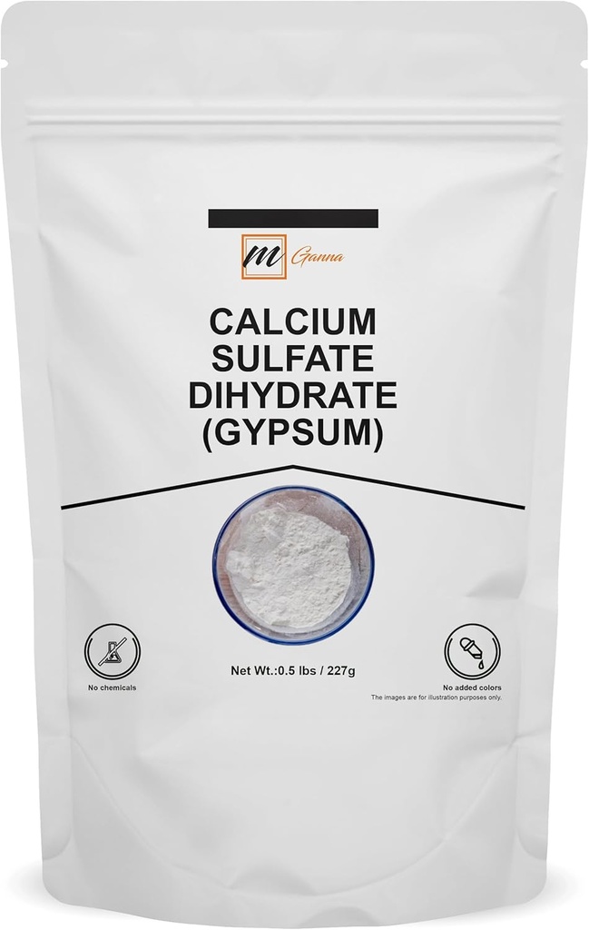 100% Pureuba Sulfate Dihidrat (Food Grade) - Karıştırma, Su Tedavisi ve Kozmetik formülasyonlar 0,5 lbs / 227 g