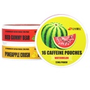 LyvWel 72 mg Caffeine Energy Pouches – Watermelon, Red Gummy Bear, Pineapple Crush – Juicy Clean Energy with Guarana - 3Pack (48 Total Pouches)