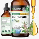 BIO KRAUTER Motherwort Tincture - Motherwort Herbal Extract - Kadınlar Sağlığı için Sıvı Tamam - Calm - Alkol ve Şeker Ücretsiz - Vegan 4 Fl.Oz.