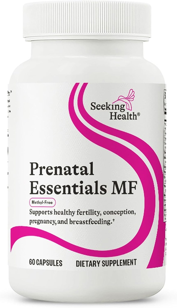 Sağlık Prenatal Essentials MF - Beyin Gelişimi ve Metilasyon Desteği - Selenium, B6, çinko & Vitamin B12-60 Capsules