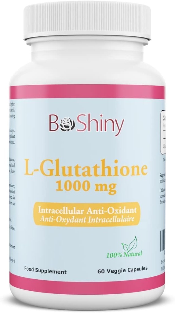 L Glutathione Skin Lighting Parlaking Pills 1000 mg Antioksi Anti Aging to Support Liver Health & Detox Help Immune & Brain Function Ücretsiz Radikal Hasar Vegan 60 Capsules