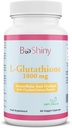 L Glutathione Skin Lightening Brightening Pills 1000 mg Αντιοξειδωτικό Αντιγηραντικό για την υποστήριξη της ηπατικής υγείας & Detox Βοήθεια Ανοσοποιητική & εγκεφαλική λειτουργία Μειώστε την ελεύθερη ριζική βλάβη Vegan 60 κάψουλες