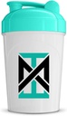 MIXT Energy Shaker Şişe, 16 oz. Shaker Şişe, BPA Free & Lid Mix Technology (16 oz, Teal)