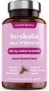Kilo kaybı için enskolin Vitamini - Doğal Coleus Forskohlii Root Extract Supplement -% 20 Standardized Forskolin Toz - Kilo Yönetimi Desteği - 60 Capsules
