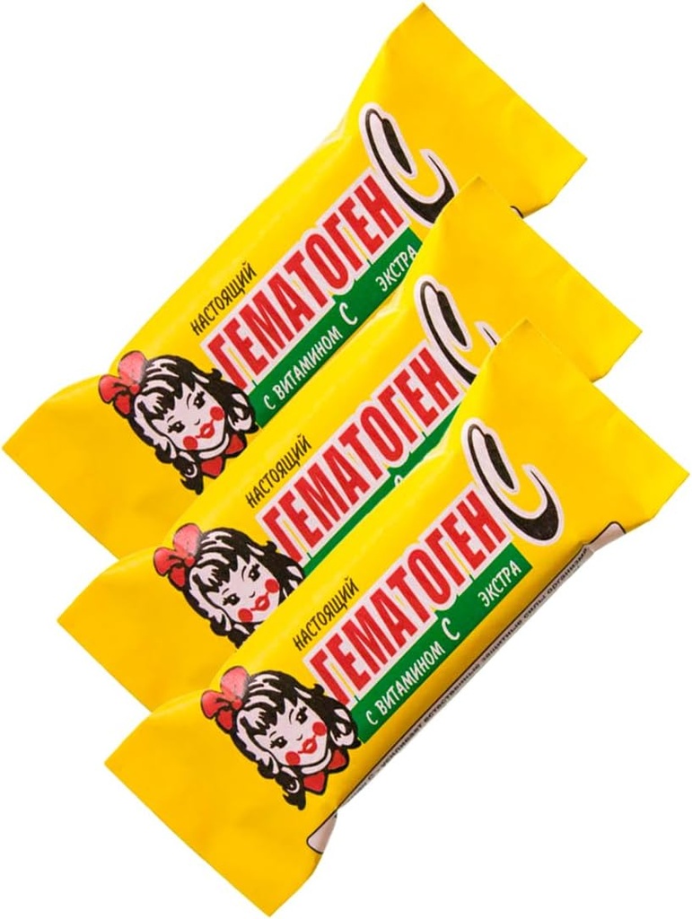 3Pack Hematogen for Kids Detskiy with Vitamine C 40G /1.4oz Детский Детский Детский