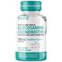 Nature's Fusions Glucosamine Chondroitin MSM Turmeric Boswellia - Ortak Destek Tamam - 120 Capsules - Chondroitin Sulfate Capsules - Hyaluronic Acid ile - Sağlıklı Kemikleri Destekler