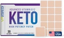 B12 Torchcobalamin ve Vitamin Guarana B12 Patch for Energy - 30 Day Supply Keto & Vitamin B12 Patches - ABD'de Made in the USA