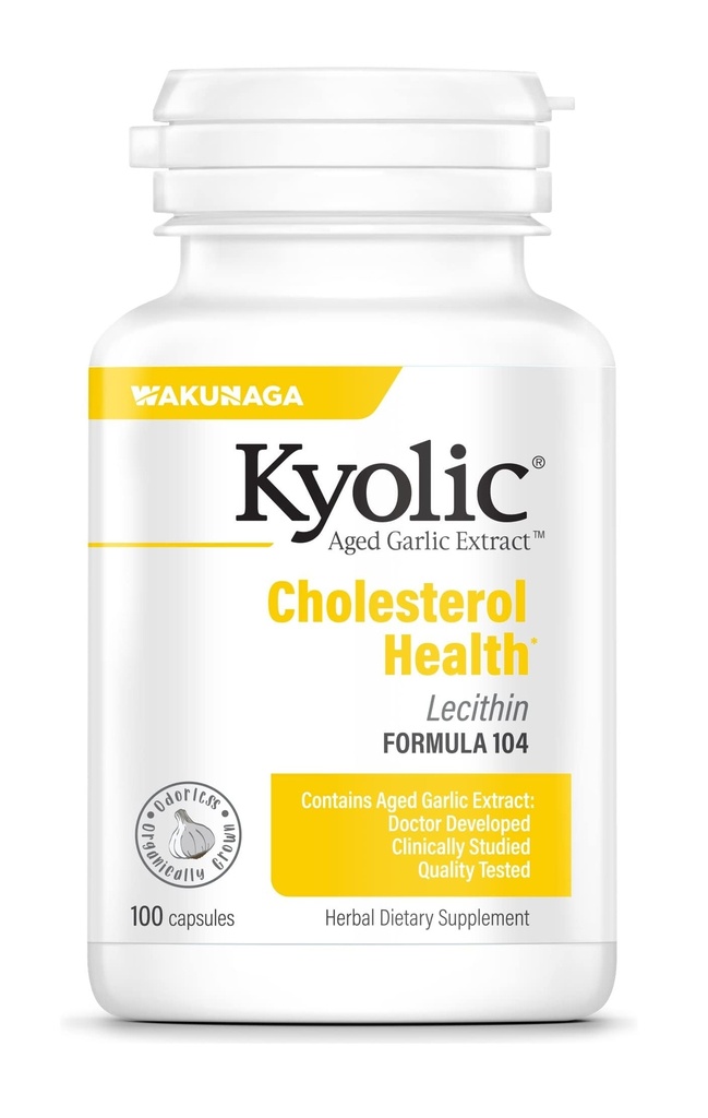 Kyolic Aged, Extract Formula 104, Cholesterol Health