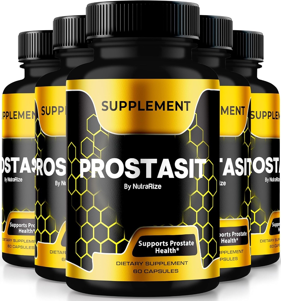 (5 Pack) Prostasit Capsules, All Natural Premium Formula to Support Prostate Heath, Resmi Tamam for Health and Wellness, Prosta Sit Pastillas Yorumları (300 Capsules)