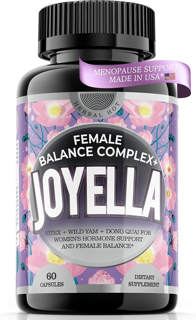 Kadınlar için Vitex Chasteberry Supplement - Adaptogens Denge Kompleksi . Black Cohosh ve Dong Quai - Kadınlar için Hormon Dengesi . Wild Yam Root - Mood Plus Hormon Harmony 60 Caps USA