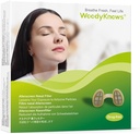 WoodyKnows 3 Allerscreen Nasal Filters with 12 Pairs of Replacement Filters, Model 2024, Εποχική και σκόνη Αλλεργίες βοήθειας (Large, 3 Filters+12 Αντικατάσταση)