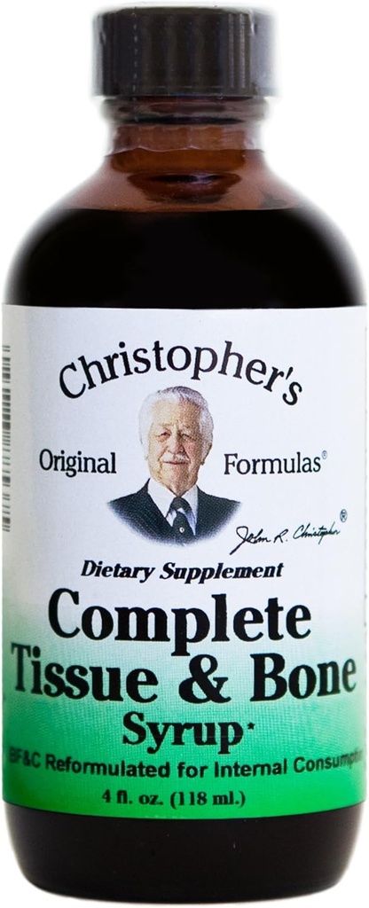 Dr. Christopher'ın Formula Tamam Doku ve Bone Syrup, 4 Ounce