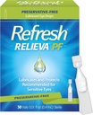Ανανέωση PF Relieva Lubricant Eye Drops for Dry Eyes, συντηρητικά-free, 0.01 Fl Oz Δοχεία μονής χρήσης, 30 Count