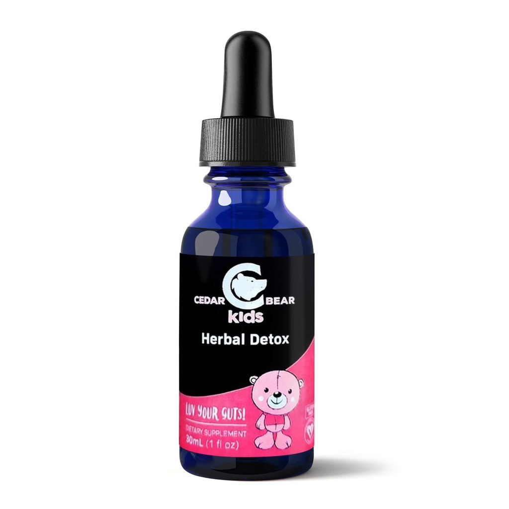 Cedar Bear Herbal Detox for Kids is a Liquid Herbal Supplement That Helps The Immune System & protects Organs Bu genellikle 1 fl oz / 30 ml etkilenir