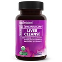 BioEmblem USDA Organic Liver Cleanse - 80% Silymarin Milk Thistle Extract για την υγεία του ήπατος και τη λειτουργία του ήπατος με εκχύλισμα Dandelion & Artichoke - 100% Vegan, μη ΓΤΟ - Φυτικό Ήπαρ - 60 κάψουλες