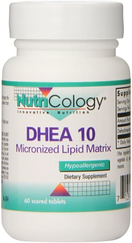 Nutricology Dhea 10 Mg Sustained Release Tabletleri, 60 Kont