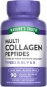 Nature's Truth Multi Collagen Capsule Capsules | Tip I, II, III, V, X | 2000 mg | 90 Count | Keto Friendly | Non-GMO ve Gluten Free Supplement