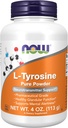 Şimdi Gıdalar Tamamlıyor, L-Tyrosine Toz, Free-Form, Neurotransmitter Desteği *, Amino Asit, 4-Ounce