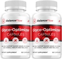 Κάψουλες Ισορροπίας, BalanceFlow Advanced Supplement, All Natural Formula to Reserve Healthy Levels, Maximum Strength Formula, Glyco Optimizer Caps Κριτικές (2 Συσκευασία - 120 Κάψουλες)