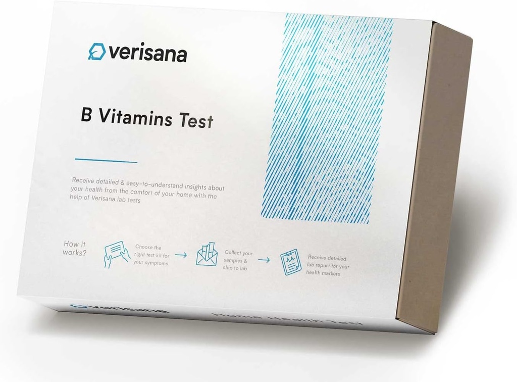 Verisana B Vitaminleri Testi - Vitamin B9 ve B12 Değerlerinizi Kolayca ve Evden Çıkarın - Klanılan Lab tarafından Aized Lab