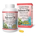 Doğal Faktörler tarafından Omega, Wild Alaskan Salmon Oil, Omega-3 DHA ve EPA ile Kalp ve Beyin Sağlığı Destekler, 180 softgels (180 hizmet)