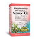 Doğal Faktörler tarafından Omega, Wild Alaskan Salmon Oil, Omega-3 DHA ve EPA ile Kalp ve Beyin Sağlığı Destekler, 180 softgels (180 hizmet)