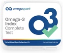 Omega Quant Omega-3 Index Tamam - Tamam Fatty Acid Profil Kan Testi Kit | içerir - Omega-3s, Omega-6s, Saturated Fats, Monoun doygun şişmanlar, Trans Fats | 1 Ev Kit