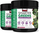 Force Factor Smarter Greens Superfoods Tozu Digestion, Gut Health, Bloating, Greens Toz Probiyotiks, Prebiyotiks, Digestive Enzymes, & Adaptogens, Pomegranate Berry, 60 Hizmetler