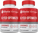 (2 Pack) Glyco Vantage Glyco Optimizer Capsules Blood Support Maximum Strength All Natural Supplement for Men and Women
