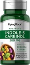 Piping Rock Indole 3 Carbinol | 200 mg | 120 Capsules | I3C with Broccoli Extract | Non-GMO, Gluten Free Supplement Supplement Supplement