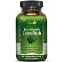 Irwin Naturals Extra Strength Colon Flush Quick & Powerful Digestive + Συμπλήρωμα υποστήριξης δυσκοιλιότητας με Psyllium, Acai, Triphala + Καταπραϋντικά Βοτανικά - 60 Liquid Softgels