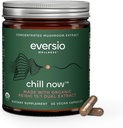 CHILL Now Organic Reishi Mushroom Supplement - 15:1 Reishi Dual Extract in 60 Vegan Capsules (250 mg)