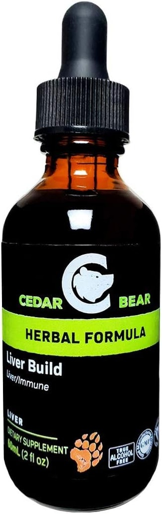 Cedar Bear Liver Canlı ve Gallbladder Fonksiyonu 2 Fl Oz