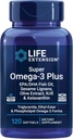 Life Extension Super Omega-3 Plus EPA/DHA Fish Oil, Sesame Lignans, Zeytinyağı, Krill & Astaxanthin - Kalp, Beyin ve Ortak Sağlık Desteği - Gluten-Free, Non-GMO - 120 Softgels