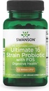 Swanson Dr. Stephen Langer'in Formula - Doğal Probiyotik w/Prebiyotik FOS - 16-Strain Supplement Progestive Support w/ 3.2 Milyar CFU - (60 Veggie Capsules)