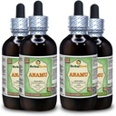 Anamu (Petiveria Alliacea) Γλυκερίτης, Αποξηραμένο Βότανο Υγρό Εκχύλισμα Αλκοόλ-FREE (Παραγωγή ονομασία: HerbalTerra, Περήφανα κατασκευασμένο στις ΗΠΑ) 4x4 fl.oz (4x120 ml)