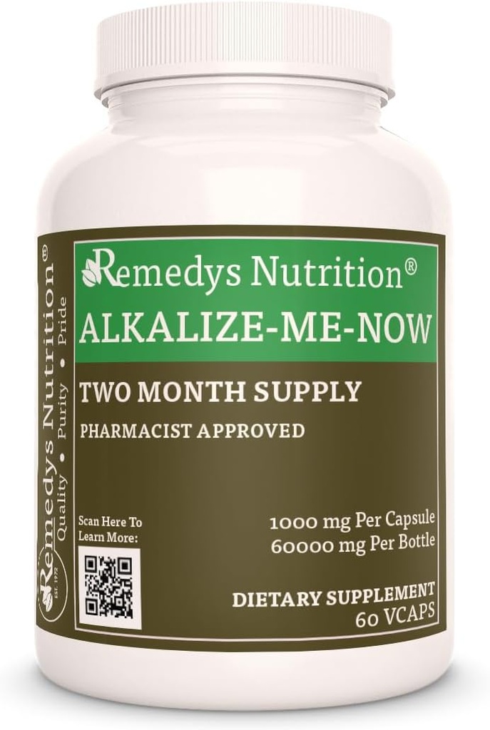 Remedy'nin Beslenmesi Me Now | 1.000 mg, 60 Vegan Capsules Herbal Diyetsel Supplements | Two Moon Supply