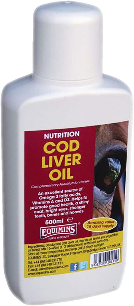 At Supplement Cod Liver Oil 500 ml