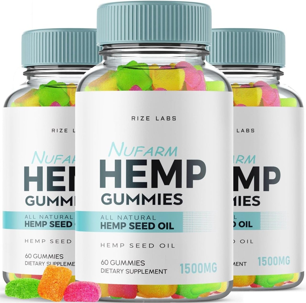 Laboratuarları (Üç Nufarm Gummies, Gelişmiş Formula Gummy for Better Sleep, Supplement to Support Total Body Balance, Gummies for Health Mind and Body, Nu Farm Gomitas Review (180 Gummies)