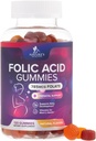 Kadınlar için Folic Acid Gummies 785 mcg, Essential Prenatal Vitaminler Anne ve Bebek, Vegan Folic Supplement Gummy, Daily Vitamin B9 Extra Strength Folate, After Gebelik - 120 Gummies