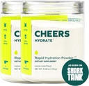 Cheers Hydrate | Oral Rehidr çözümü | Hızlı Hydration için Elytes | Lemon Lime Flavor | 24 Servisler | Hidrojenle Elektrolyte Supplement, Pyum, Glucose